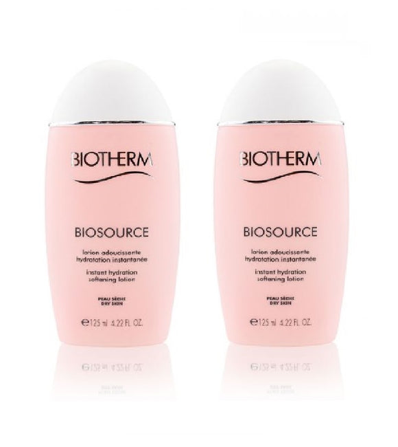 2xPack Biotherm Biosource Gentle Cleansing Lotion for Dry Skin - 250 ml