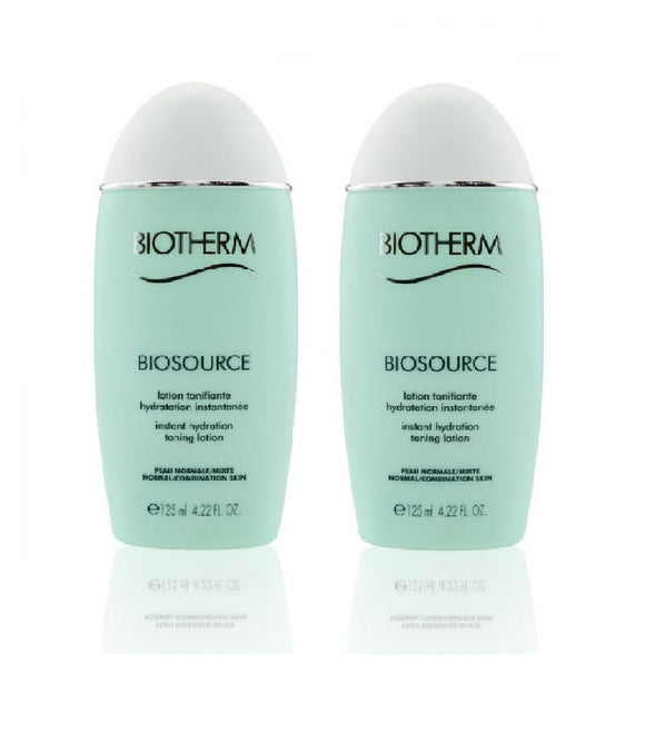 2xPack Biotherm Biosource Cleansing Lotion for Normal to Combination Skin - 250 ml
