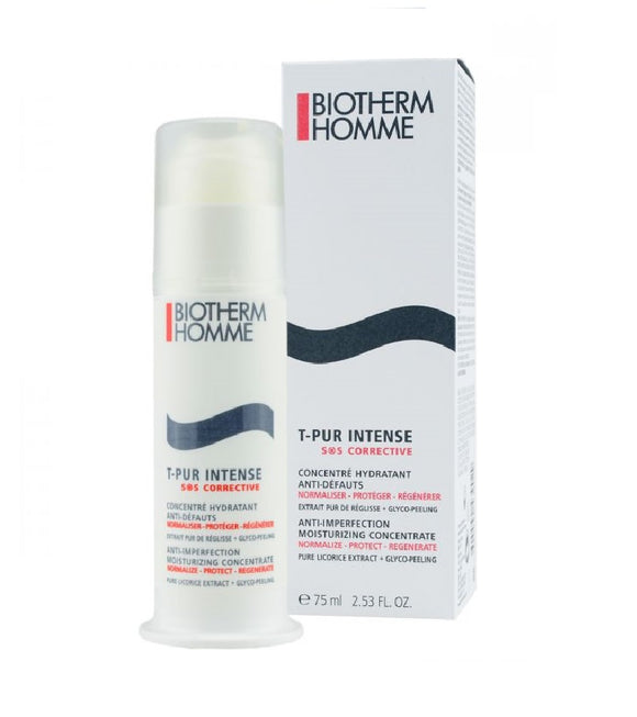 Biotherm Homme T-Pure SOS-Corrective Moisture Concentrate against Impurities - 75ml