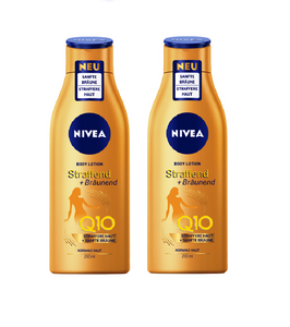 2xPack Nivea Q10 Firming + Tanning Body Lotion - 400 ml