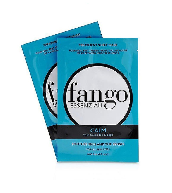 4xPack Borghese Fango Essenziali Calm Treatment Sheet Mask - 100 ml