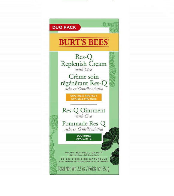 BURT'S BEES Res-Q Wound Ointment and Cream in Double Pack - 65.1 g