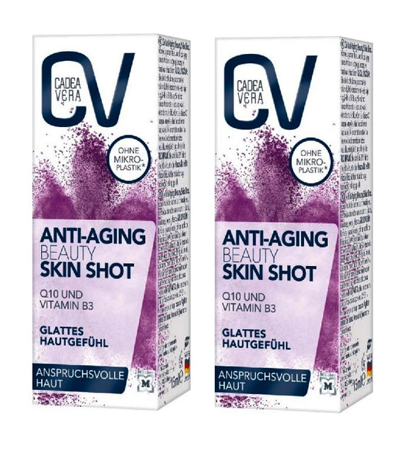 2xPack CV (CadeVera) Anti-Aging BEAUTY SKIN SHOTS - 30 ml