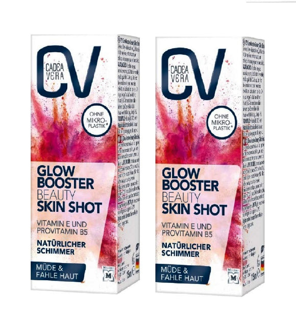 2xPack CV (CadeVera) BEAUTY SKIN SHOT Glow Booster - 30 ml