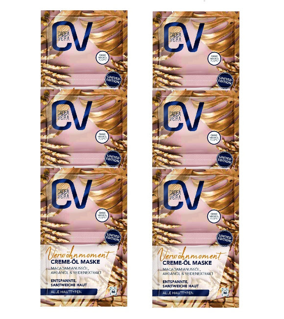 6xPack CV (CadeVera) Pampering Moment Cream-oil Mask - 90 ml