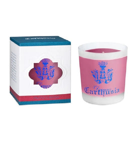 Carthusia Scented Candle with Fruit Of Passion, Bacchus, Lemon, Woods and Musk -  70 or 190 g