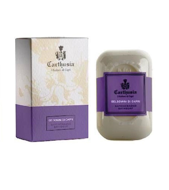 Carthusia Gelsomini di Capri Delicate Body Soap with Bergamotto, Lemon and Mandarin - 125 g