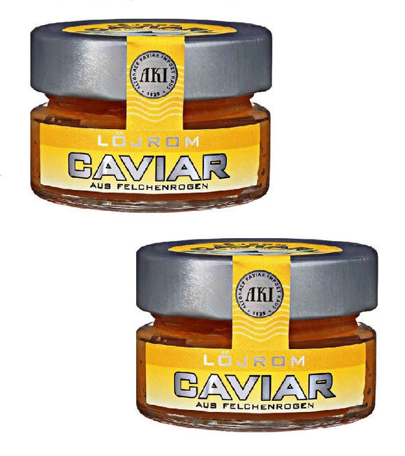 2xPack AKI Caviar from Whitefish Roe - 100 g