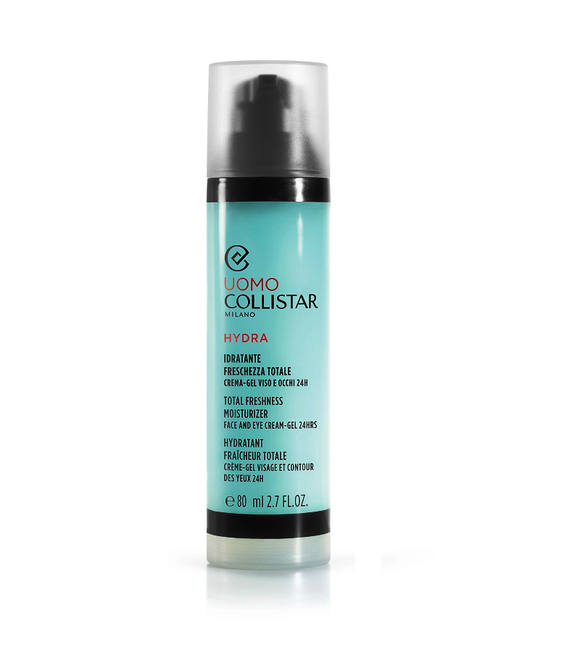 COLLISTAR Men MOISTURIZING TOTAL FRESHNESS Cream Gel 24h for Face and Eyes - 80 ml
