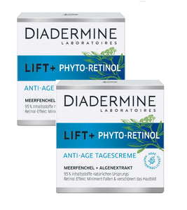 2xPack DIADERMINE Lift + Phyto-Retinol Anti-Age Day Cream - 100 ml