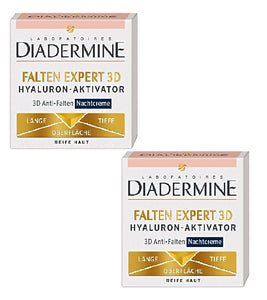 2xPack Diadermine Wrinkle Expert 3D Hyaluron Activator Night Cream - Eurodeal.shop