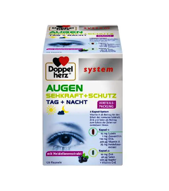 Doppelherz Eye Sight + Protection System Capsules - 120 pcs
