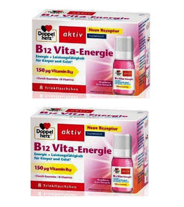 2xPack Doppelherz B12 Vita-Energie Drinks - 16 Aampoules