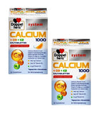 2xPack Doppelherz® Calcium 1000 D3 + K2 - 120 Tablets
