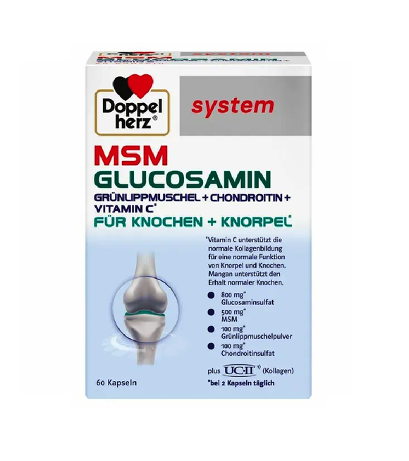 Doppelherz® MSM Glucosamin System Capsules - 60 Pcs