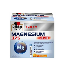 Doppelherz System MAGNESIUM 375 Liquid Drinking Bottles - 30 Pieces