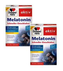 2xPack Doppelherz Melatonin Fast Asleep - 80 Tablets