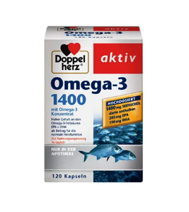 Doppelherz Omega-3 1,400 Capsules - 120 Pieces