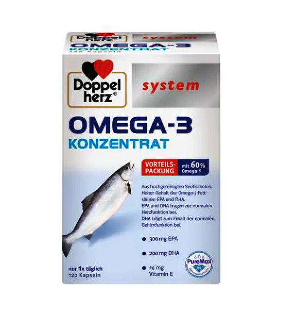 Doppelherz Omega-3 Concentrate System Capsules -120 Pieces