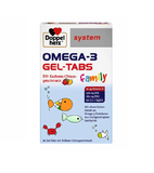 Doppelherz Omega-3 Gel-Tabs Family System - 60 Pcs