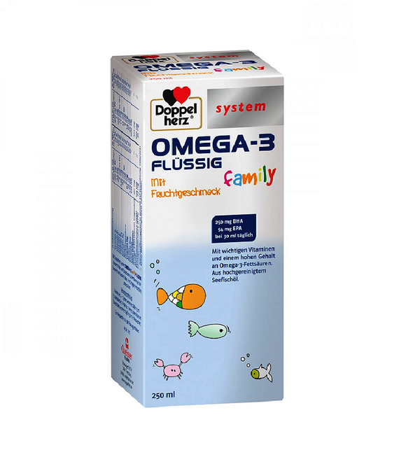 Doppelherz® Omega-3  Liquid Family System - 250 ml