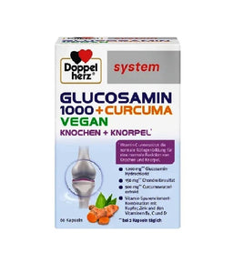 Doppelherz® Glucosamin 1000+Curcuma Vegan System - 60 Pcs