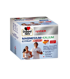 Doppelherz Magnesium+Potassium Citrate SPORT Granules - 40 Pieces