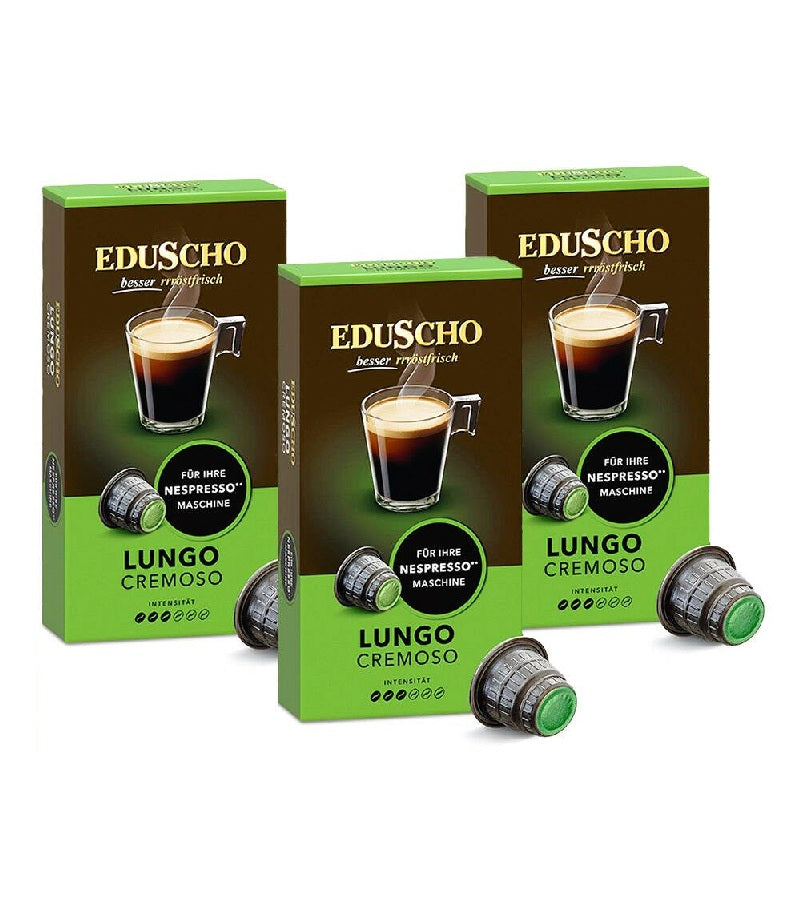 Eduscho 30 EDUSCHO Coffee Capsules for NESPRESSO Machines - Four Varieties ...