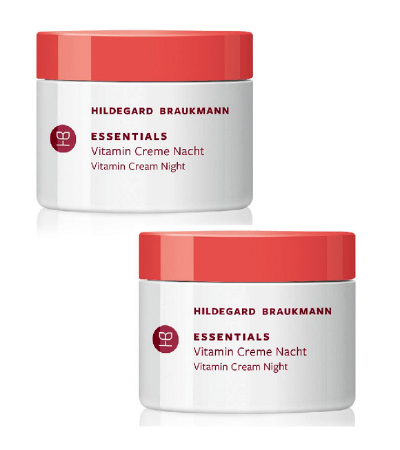 2xPack Hildegard Braukmann ESSENTIALS Vitamin Night Cream - 100 ml