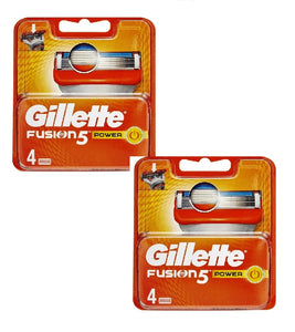 2xPack Gillette Fusion Power Replacement Blades  8 Cartrdiges
