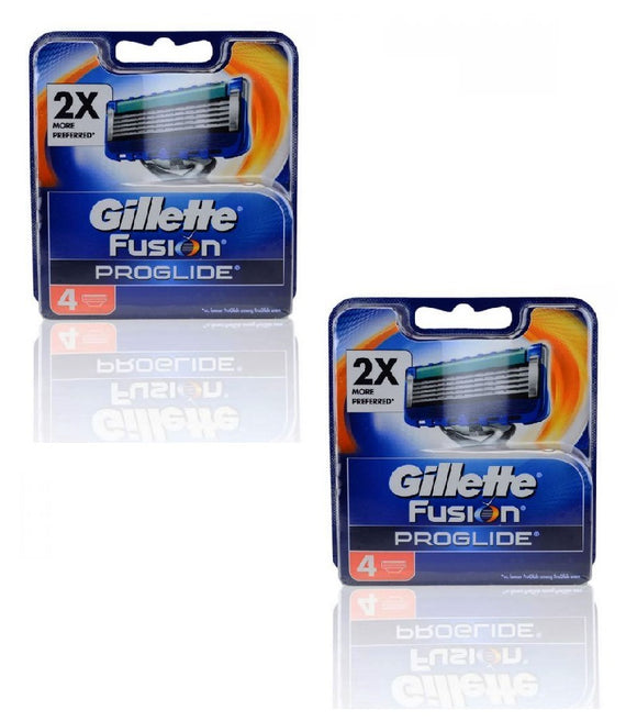 2xPack Gillette Fusion ProGlide Replacement Blades - 8 Cartridges