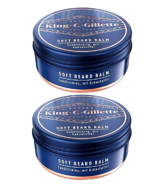 2xPack King C. Gillette Beard Balm - 200 ml