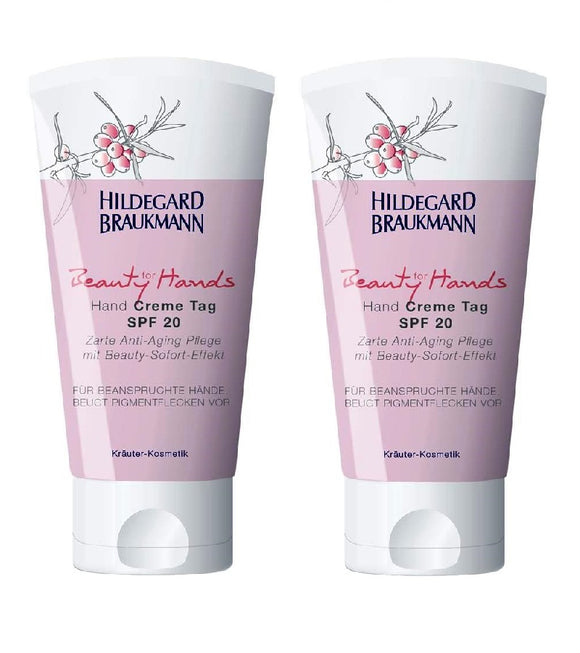 2xPack Hildegard Braukmann Limited Edition 'Beauty For Hands' Hand Creme Tag SPF 20   - 150 ml