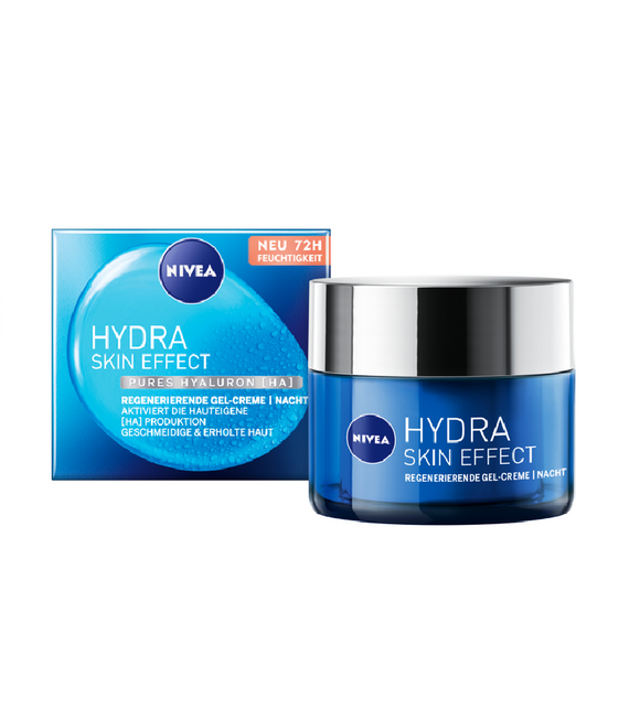 2xPack Nivea Hydra Skin Effect Regenerating Gel Night Cream - 100 ml