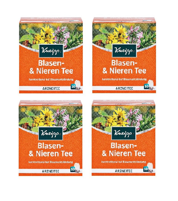 4xPack Kneipp Bladder and Kidney Infection Tea - 40 Bags