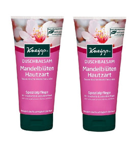 2xPack Kneipp Shower Balm Almond Blossom - For ALL Skin Types - 400 ml