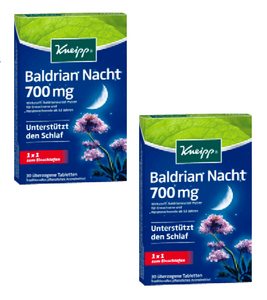 2xPack Kneipp Valerian Night 700mg Tablets, 60 Pieces