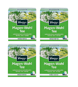 4xPack Kneipp Stomach Well Tea for Digestion and General Treatment - 40 Bags