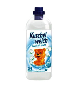 Kuschelweich Fabric Softener Concentrate 'Gentle & Mild' 34 WL, 990 ml
