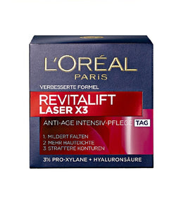 L'Oreal Paris Revitalift Laser X3 Anti-Age Intensive Care "Day" Cream - 50 ml - Eurodeal.shop