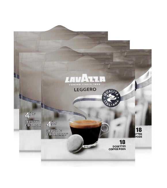 5xPack LAVAZZA Leggero Coffee Pads for Senseo Machines - 90 Pads