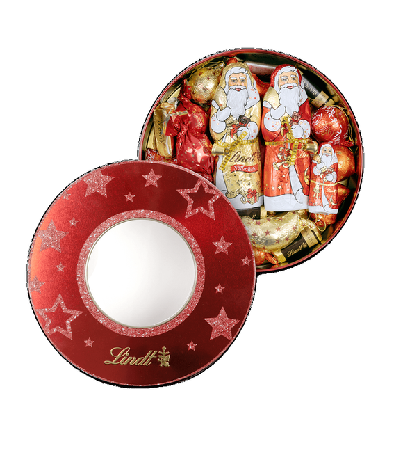 Lindt Expert Mix in Christmas Can - 591g