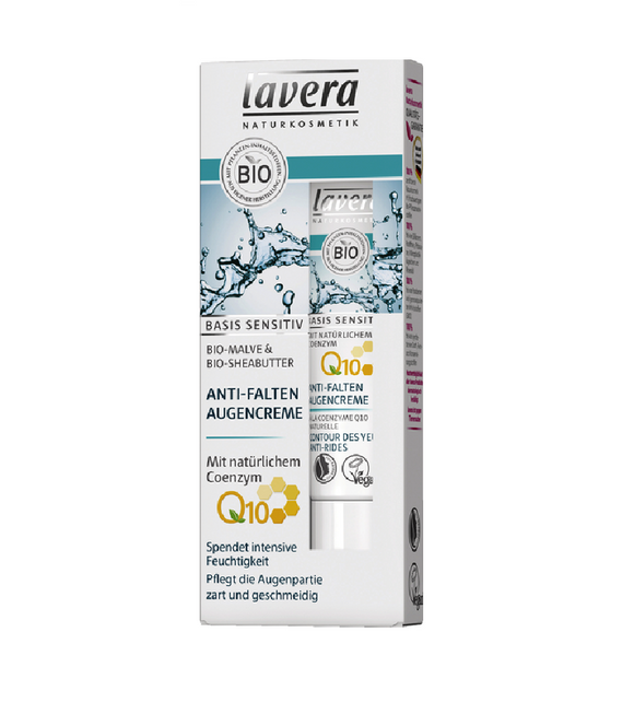 Lavera Basic Sensitive Anti-Wrinkle Eye Cream Q10 - 15 ml
