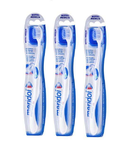 3xPack Meridol Medium Toothbrush
