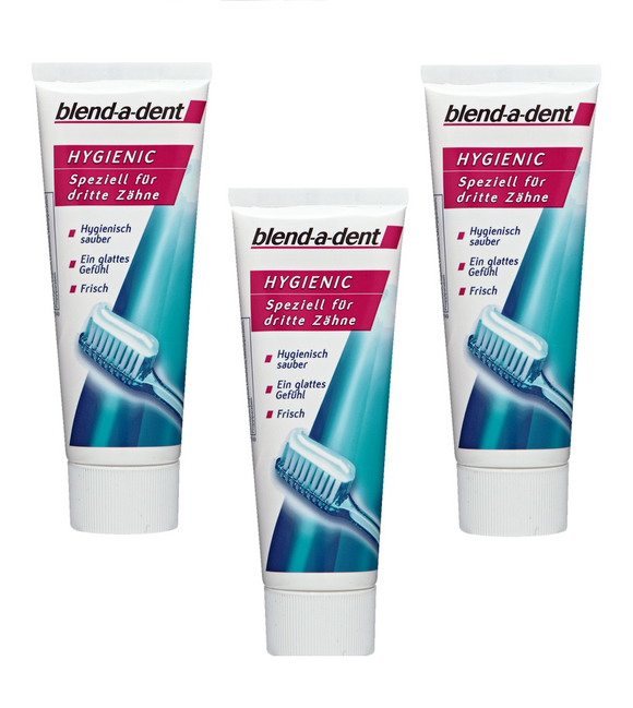 3xPack Blend-a-dent Hygienic Special Toothpaste - 225 ml