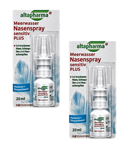 2xPacks  Altapharma Seawater Nasal Spray - Sensitive - 40 ml