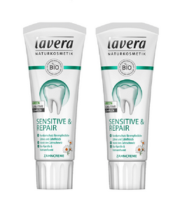 2xPack Lavera Sensitive & Repair Toothpaste - 150 ml