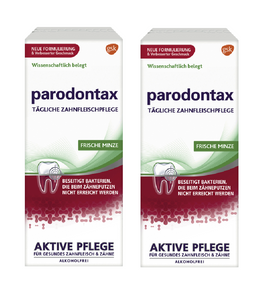 2xPack Parodontax Daily Gum Care Mint Mouthwash - 600 ml