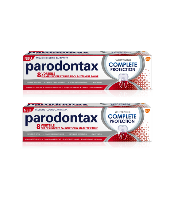 2xPack Parodontax Complete Protection Whitening Toothpaste - 150 ml