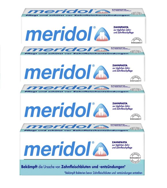4xPack Meridol Toothpaste - 300 ml
